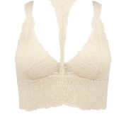 Lina – Bralette dentelle beige clair | Confort, légèreté et style